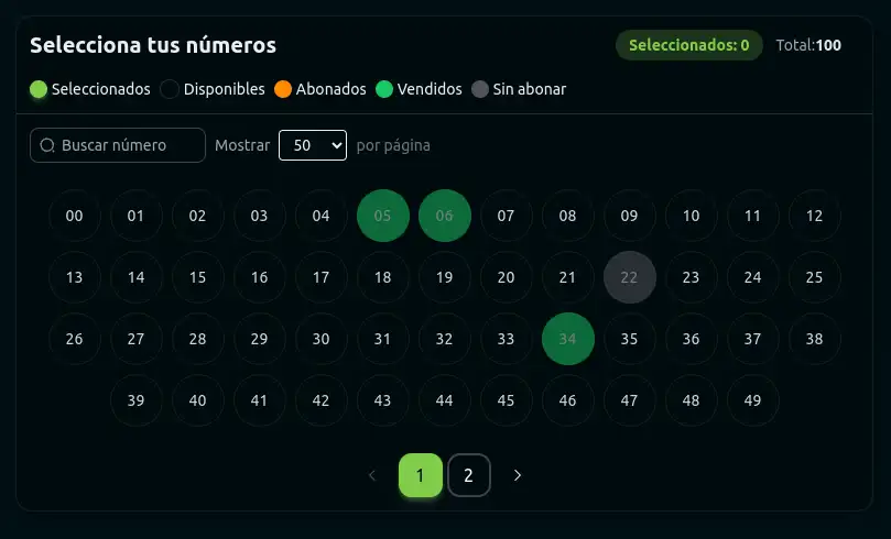 Captura de pantalla de Talonarios Flexibles en RoletApp
